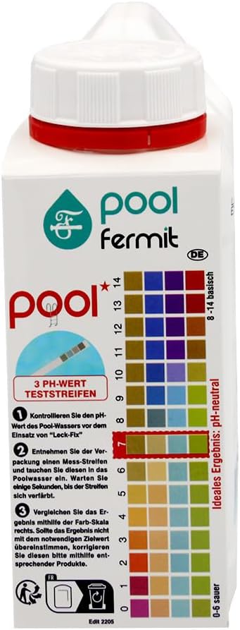 Fermit Dichtmittel Leck-Fix 1L Kanister 50m³ bis 60m³ für Pools
