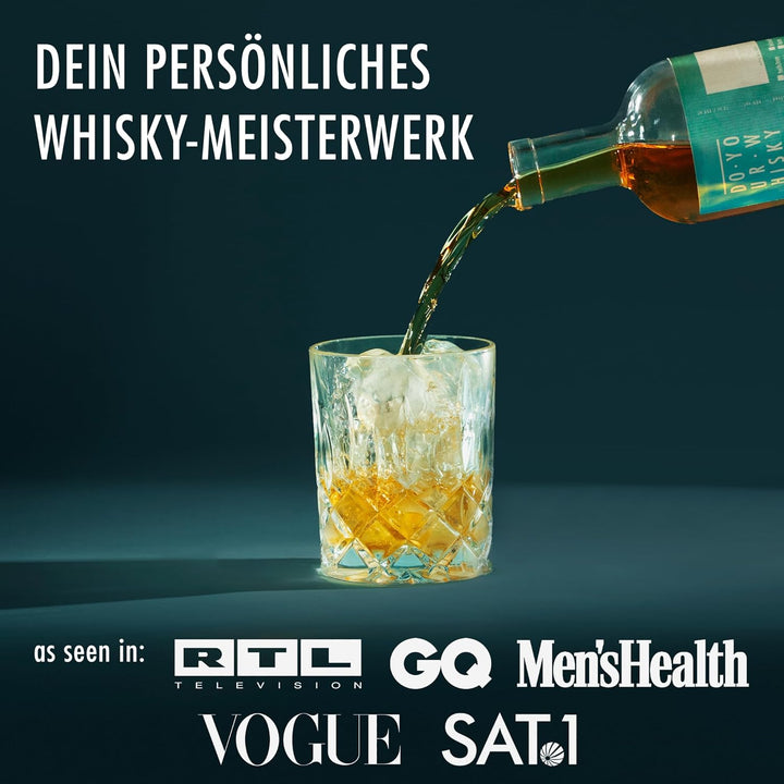 DO YOUR WHISKY | DIY Infusion Set für zu Hause & als Geschenk | Whisky-Geschmack selber-machen | 12