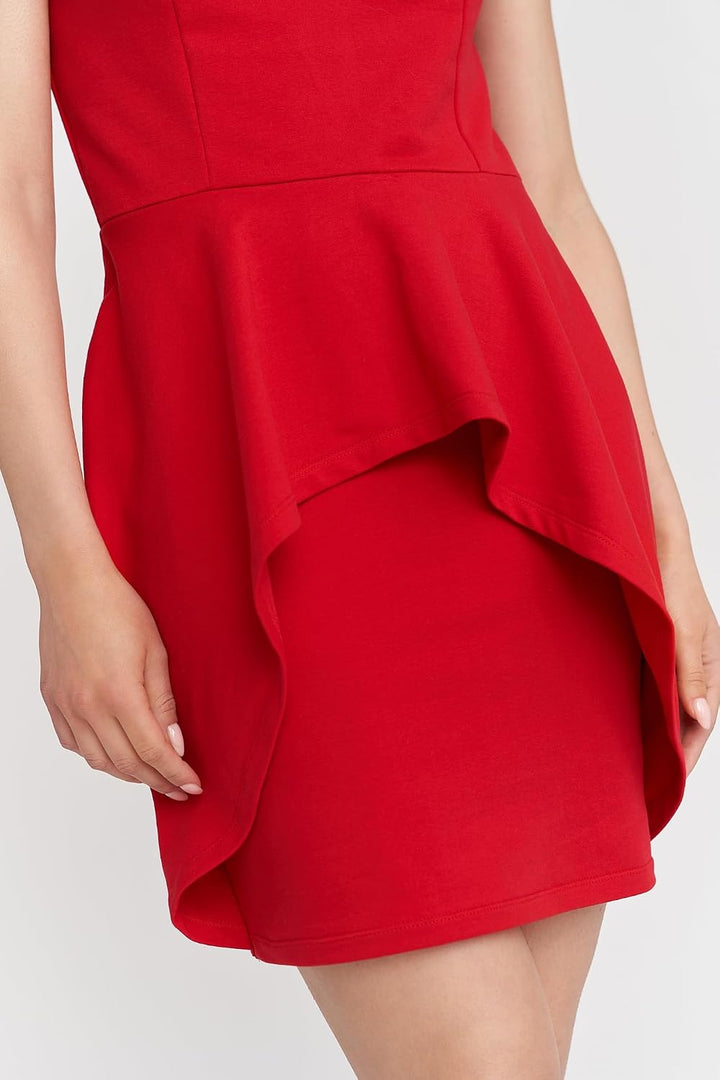 Lemoniade Damen kurzes Sommerkleid Made in EU in elegantem Design und in vielen Farben L Modell 1 Ro