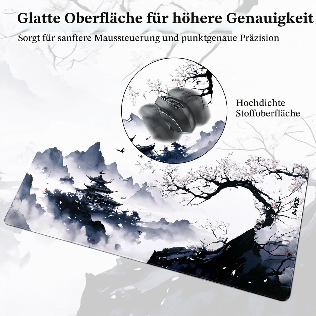 XXL Mauspad, Anime Mousepad 900x400mm, Gaming Mausepad Improved Precision and Speed, Mousepad mit Ve