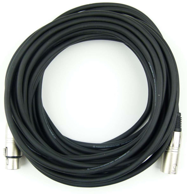 Adam Hall Cables 2 Stück K3MMF1000 Mikrofonkabel XLR female auf XLR male DMX Audio Kabel 3 pol polig