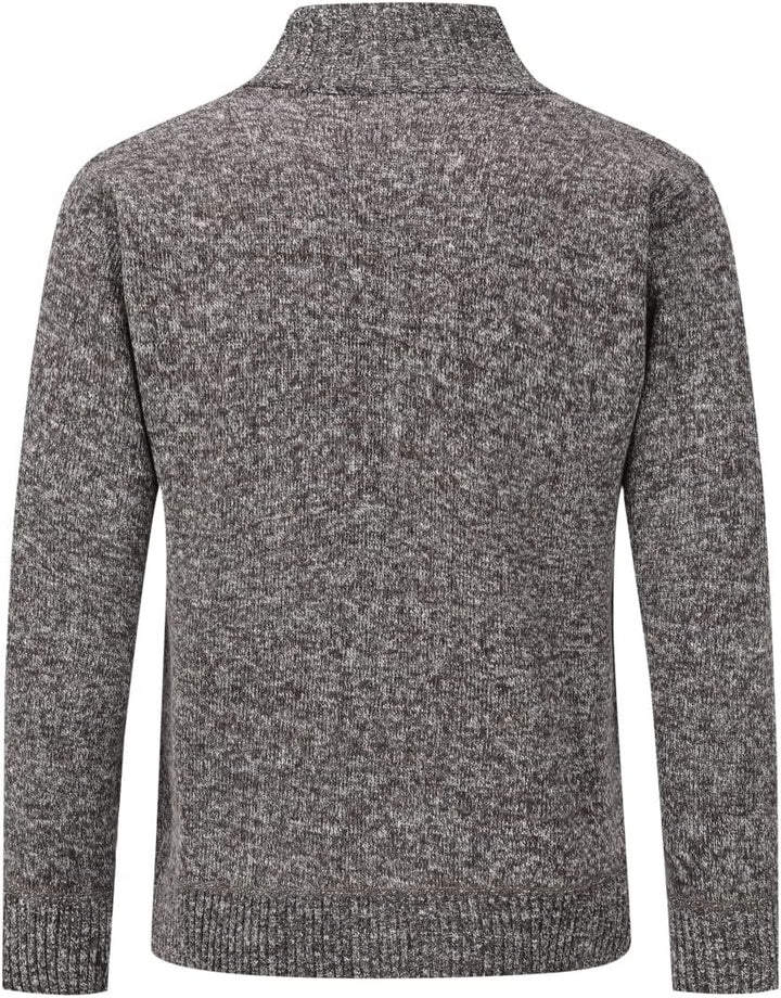 Sliktaa Herren Strickjacke Festival Cardigan Warm Trachtenjacke Mode Schlichter Pullover Langarm Swe