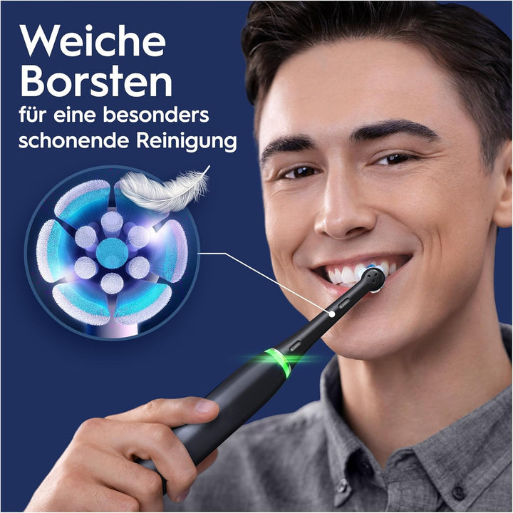Oral-B iO Series 6 Plus Edition Doppelpack Elektrische Zahnbürste/Electric Toothbrush, PLUS 4 Aufste