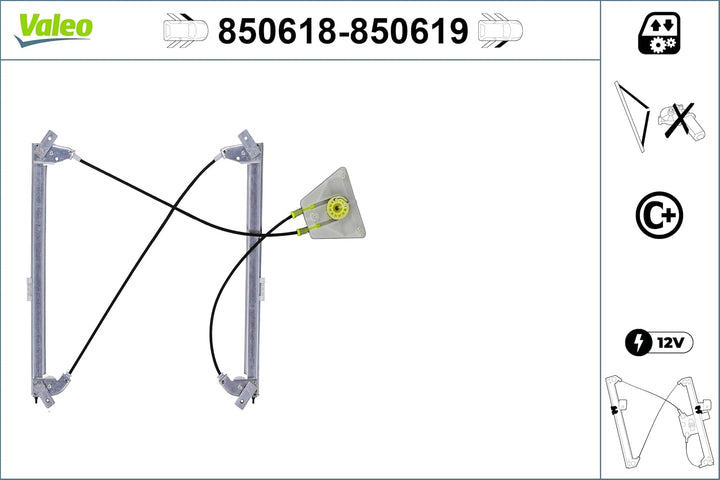 Valeo Fensterheber 850618