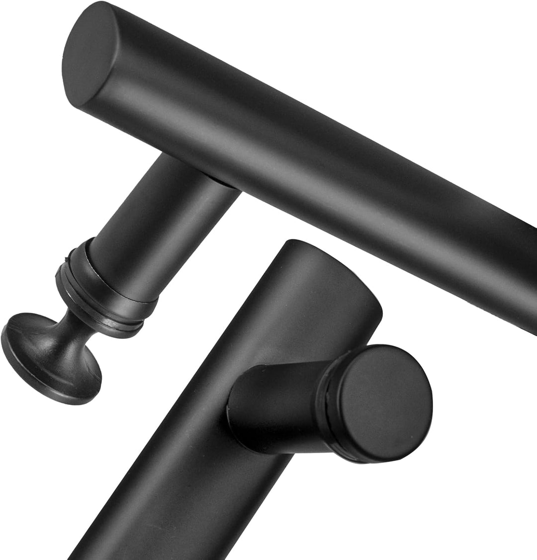 Griffe für Duschtüren Schwarz Duschtür Griff 160mm Loch zu Loch, Griff Beidseitig für Duschtür Glast
