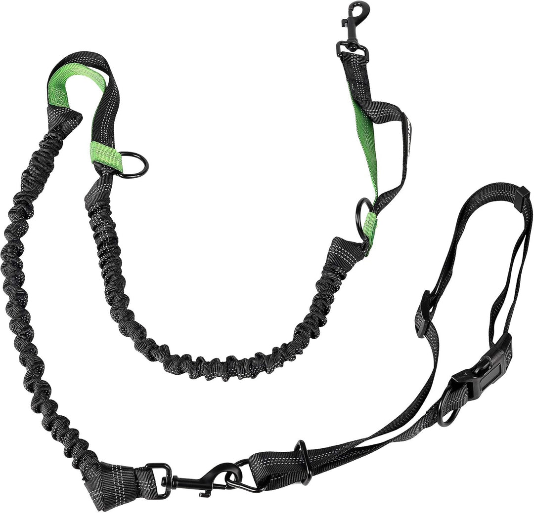 Mile High Life Einziehbare Hände frei Hundeleine Taille Laufen einstellbar Reflektierender Bungee Do