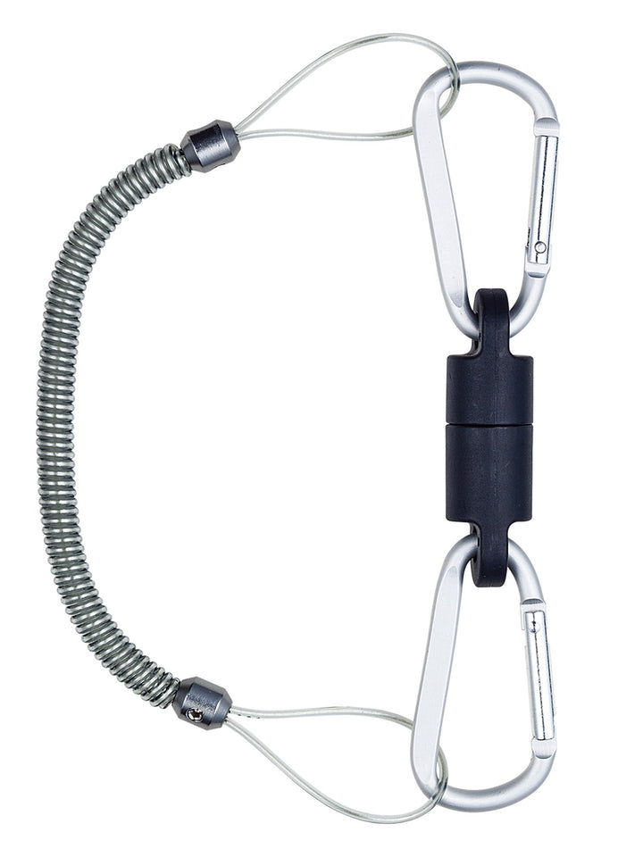 Daiichiseiko Sicherheitsschnur L mit 2 Carabiner und Magnethalter Holder MG 5000