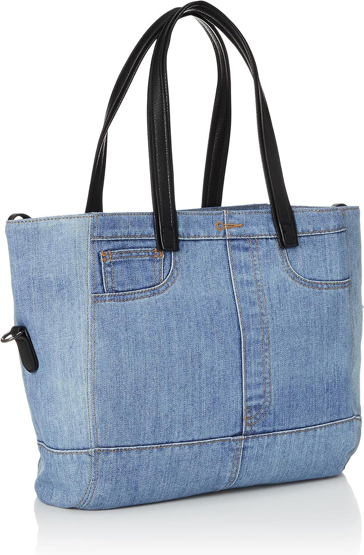 Desigual Damen-Einkaufstasche Denim 21waxd20 Einzigartiges Denim