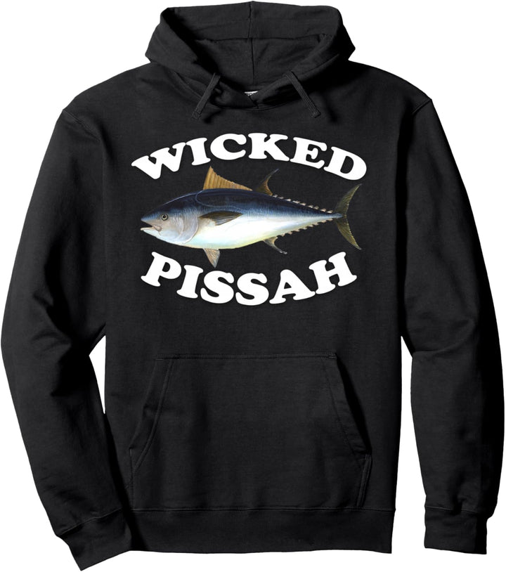 Wicked Pissah Bluefin Thunfisch Illustration Angelausrüstung Pullover Hoodie