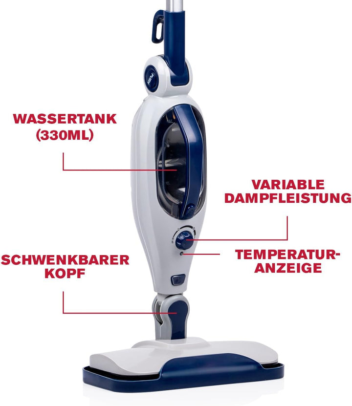 Dirt Devil Bodenwischer und Dampfreiniger Handgerät DD7004 - Bodenwischer Elektrisch - Steam Cleaner