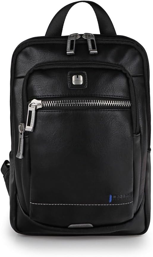 Gabol Herren 10,1" Mochila Bandolera, Schwarz, Talla Única