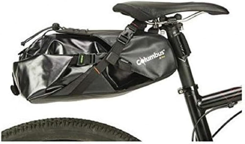 COLUMBUS Dry Saddle Bag 8lt with Harness New Fahrradzubehör, Black (schwarz), 8 l