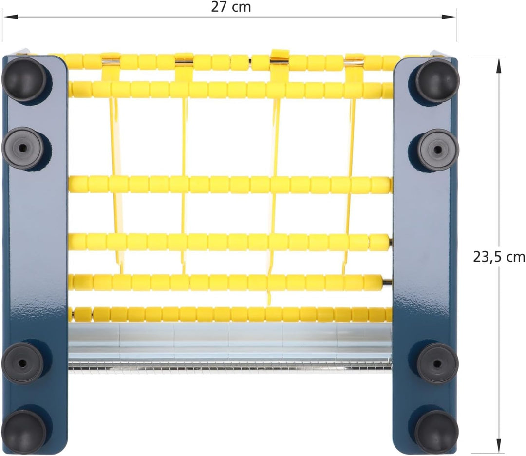 TE-Office Etikettenspender Labelspender aus Stahl für Haftetiketten Tischgerät manuell bis 265 mm in