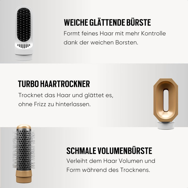 Airstyler 6 in 1, Navado Easystyler Pro 110,000 RPM High-Speed Ionic Haartrockner für Schnelltrockne