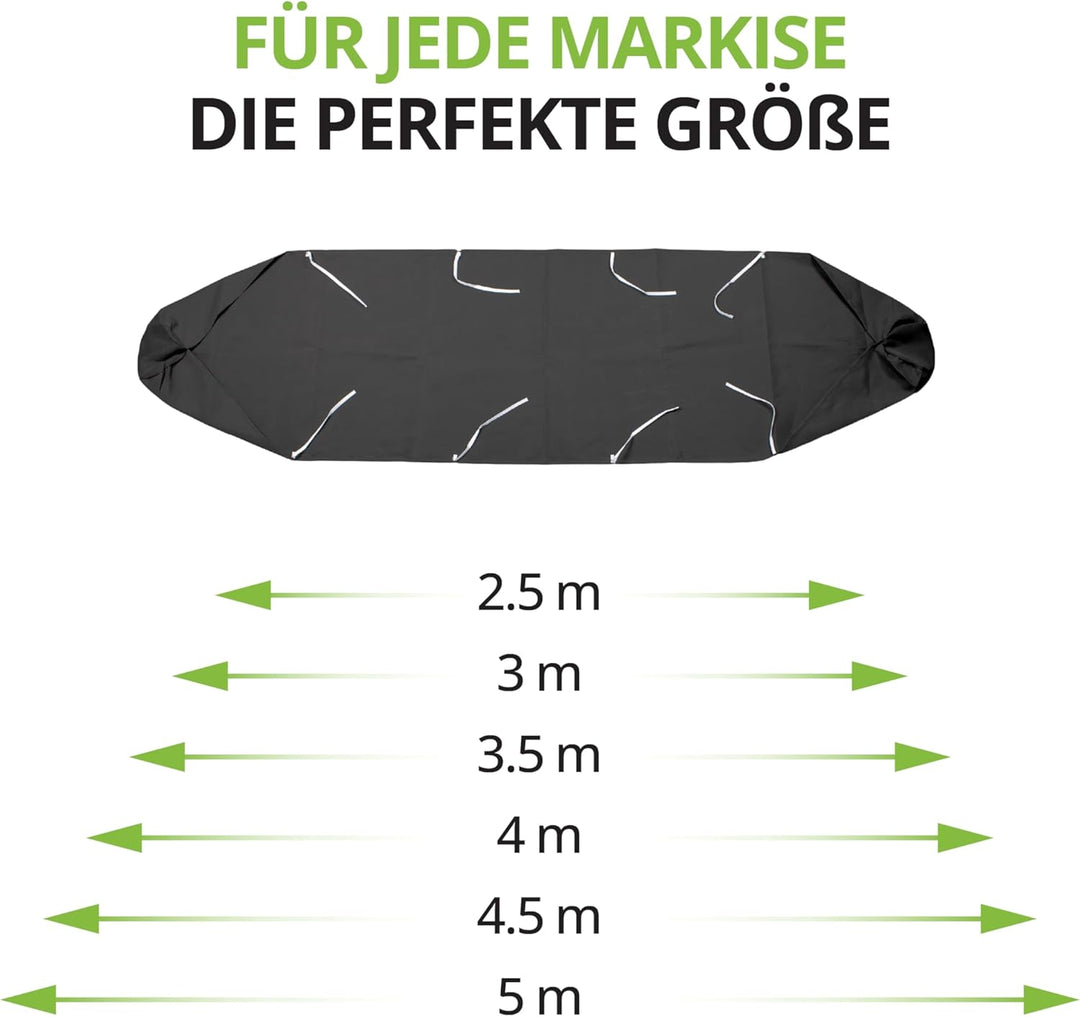 Eclipse Schutzhülle für Vollkassettenmarkisen, Halbkassettenmarkisen und Kassettenmarkisen, zur sich