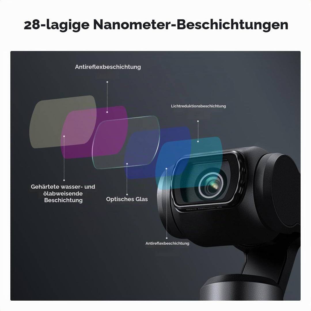 K&amp;F CONCEPT 16er Filter Set kompatibel mit DJI Osmo Pocket 4/3 | 16 Stück Filter Set, kompatibel mit