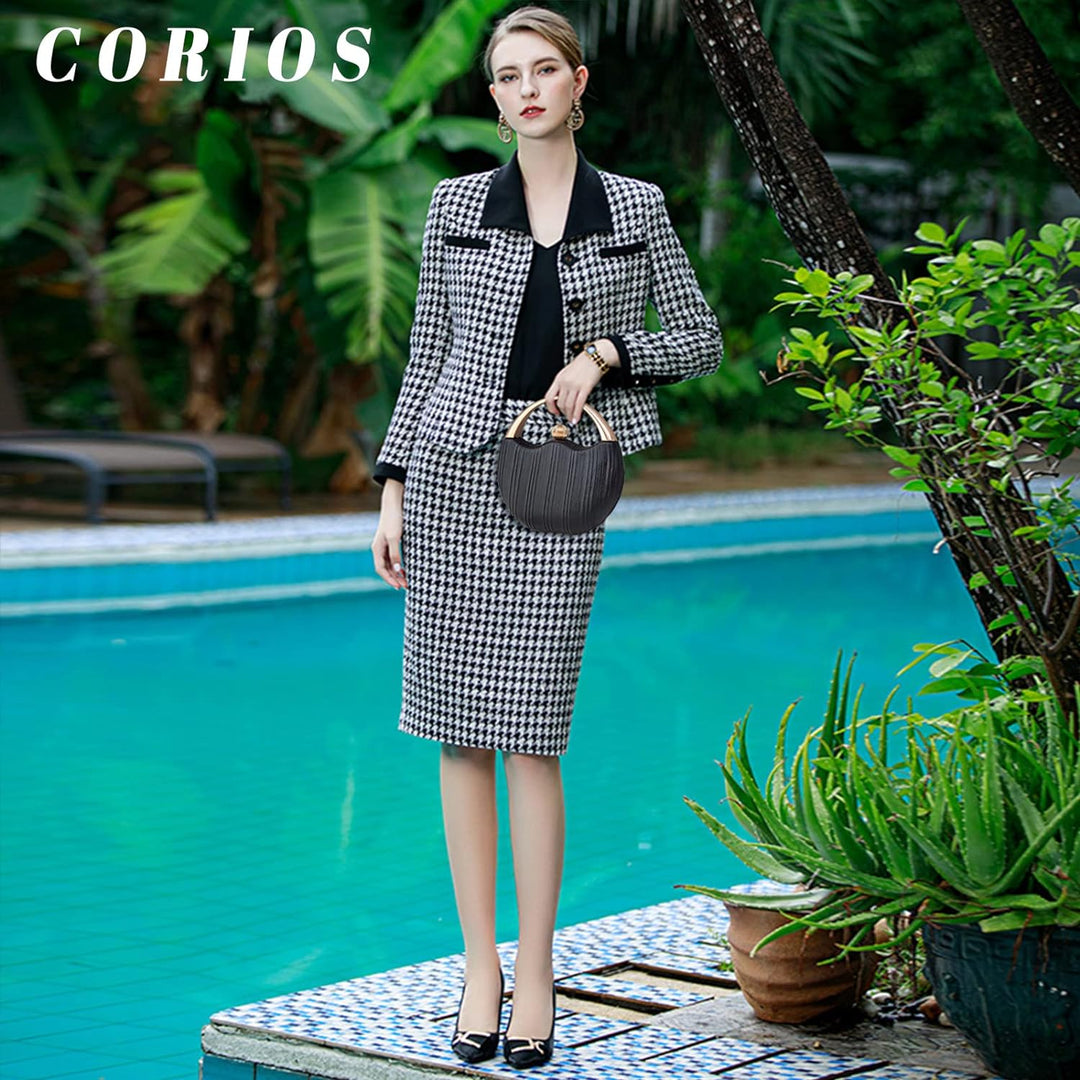 CORIOS Damen Abendtasche Glitzer Henkeltasche Funkelnd Clutch Tasche Hochzeit Brautbörse Schultertas