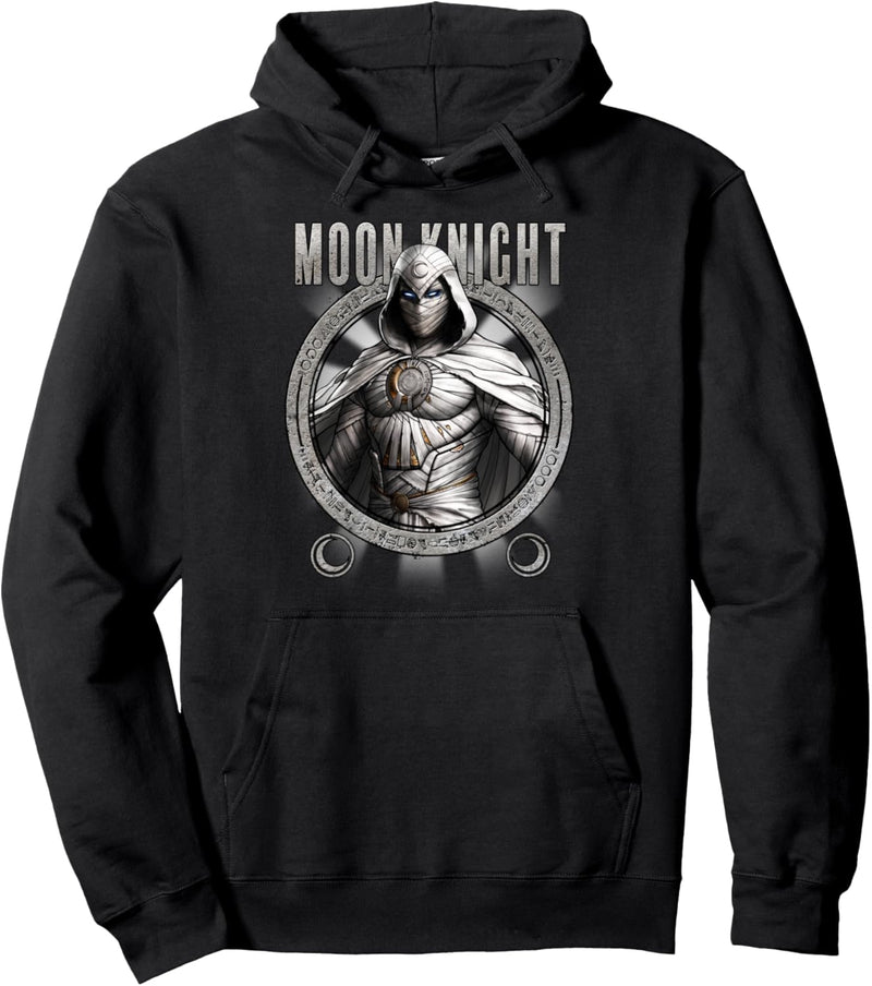 Marvel Moon Knight Detailed Glyph Poster Pullover Hoodie