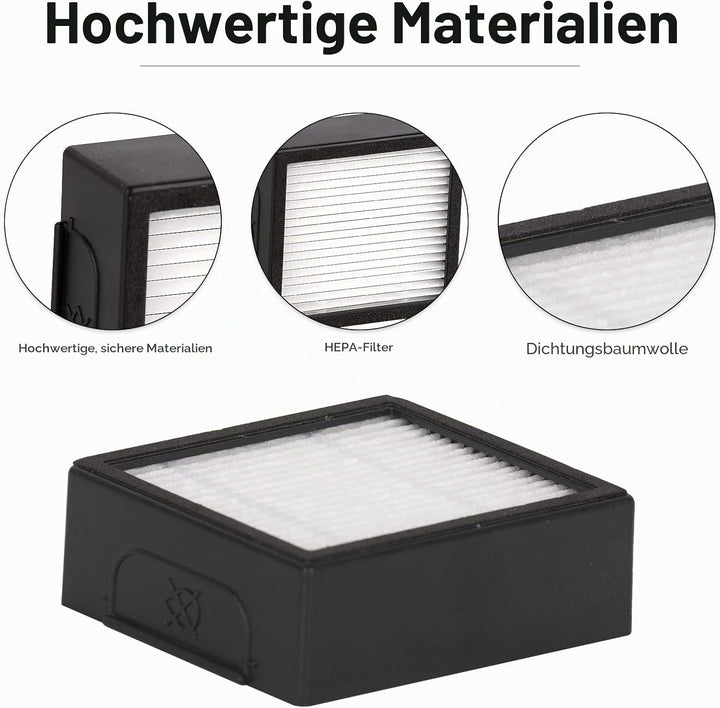 (12 Stück) Ersatz-HEPA-Filter kompatibel mit iRobot Roomba Combo J7+ plus/Combo j5+/ Combo j9+ Robot