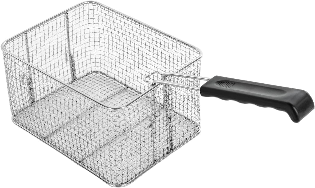 Fritteuse Friteuse Edelstahl 6000W, 2 Behälter 10L Friteuse, Elektro Fritteuse mit Bratkörbe, Überhi