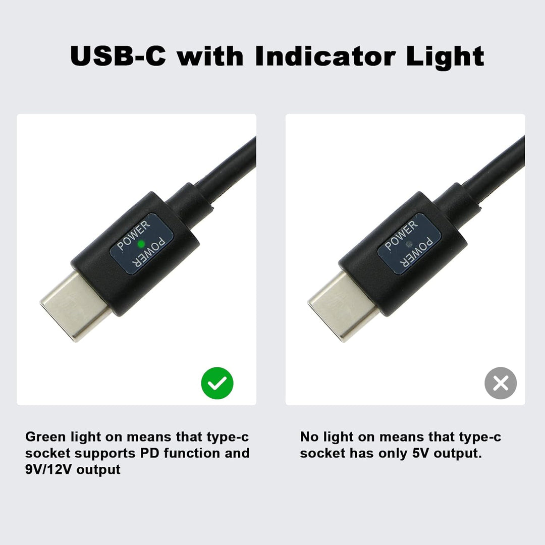 Alvin's Cables PD USB C Typ-C auf LP-E6 Dummy-Akku-Spiralkabel für Canon EOS R R5 R6 90D 80D 70D 60D