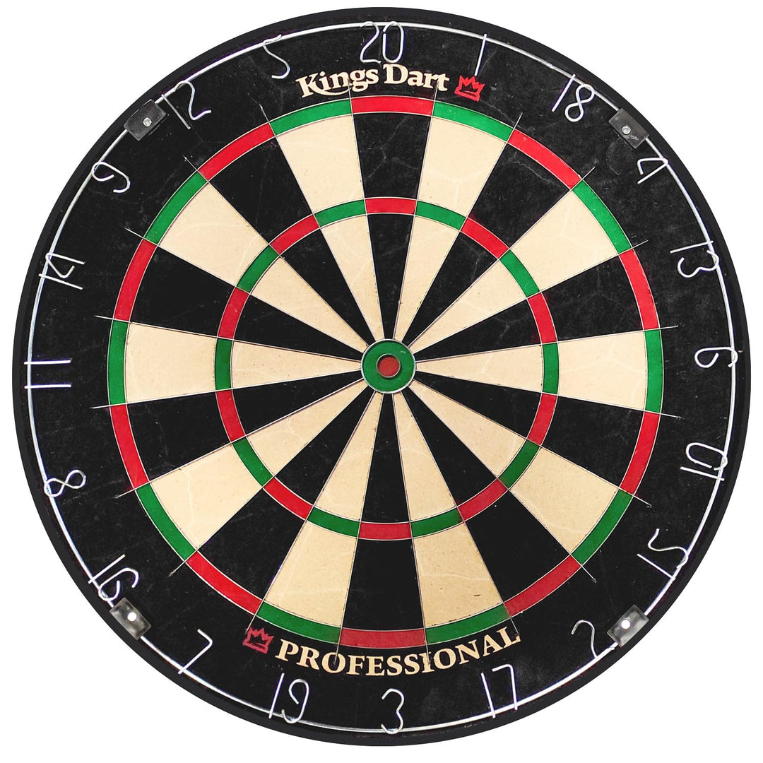 Kings Dart Profi-Dartscheibe | Sisal | 0,7 mm Spider-Feldbegenzung | 45 cm