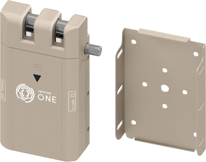 REMOCK RONEG ONE Unsichtbares Sicherheitsschloss mit 4 Kontrollen, 3 W, Gold, Dorada Dorada Gold, Do
