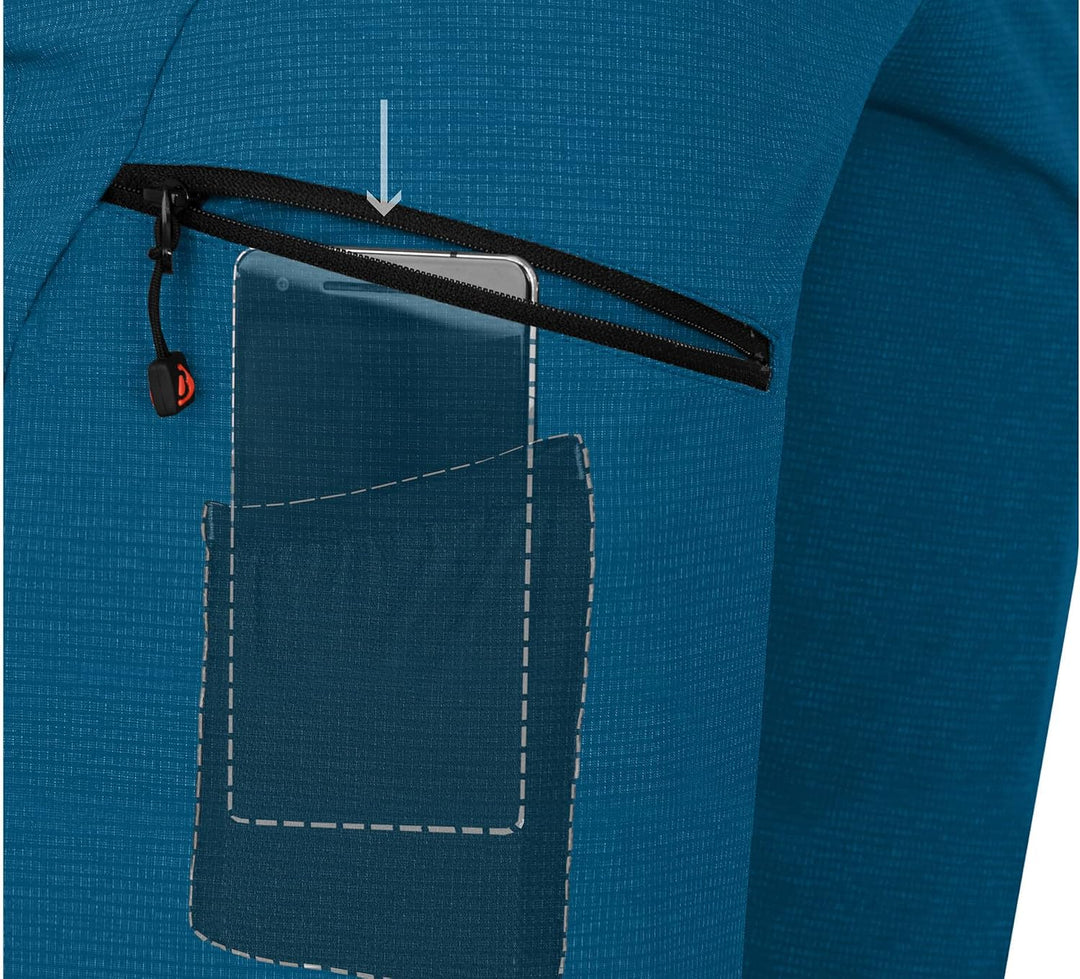 Bergson LEBIKO Bermuda | Herren Wandershorts - Robust elastische Herren Wandershorts in Bermuda-Läng
