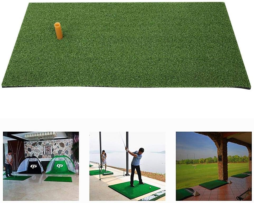 Vikye Golfmatte, 24x12,2x0,6 Zoll Golf Trainingsnetz Golf Schlagmatte Indoor Home Outdoor Golf Swing