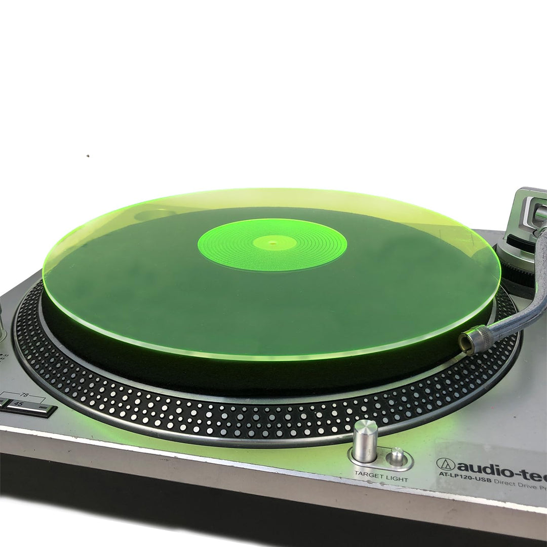 Mobile Pro Shop Plattenspieler-Acryl-Slipmat für Vinyl-LP-Plattenspieler – 2,7 mm dick bietet straff
