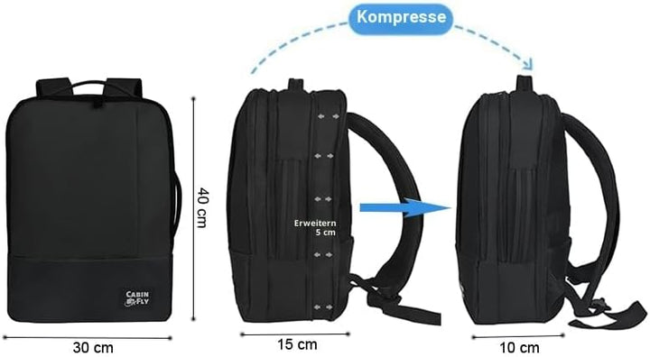 Bellanca 40 x 30 x 15 cm Lufthansa Handgepäck Austrian Airlines Rucksack Swiss Handtasche 40x30x15 B
