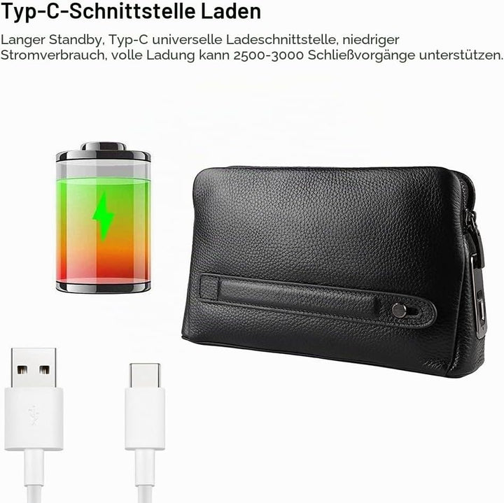 Fingerabdruck-Handtasche, Anti-Diebstahl-Sicherheits-Handtasche, Schlüssellose Fingerabdruck-Tasche,