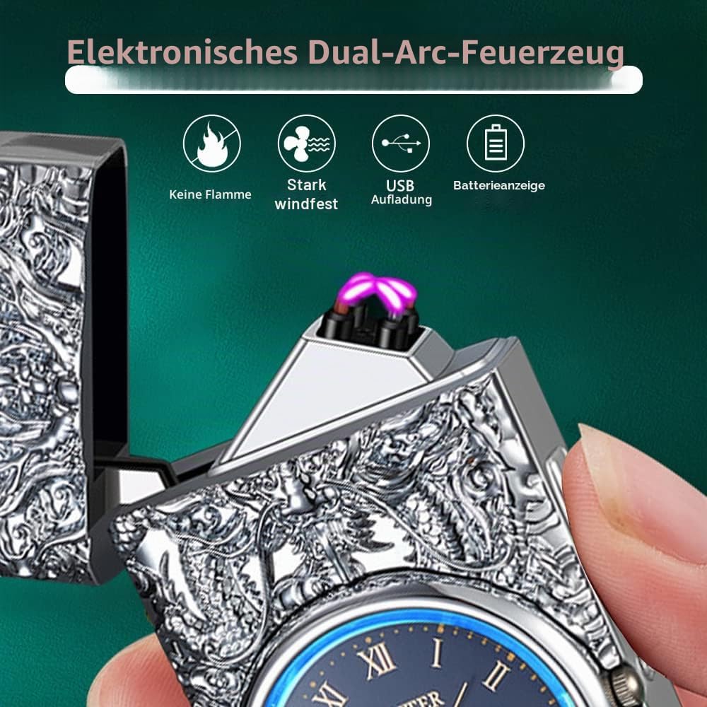 SKRFIRE Drachen feuerzeug, Plasma Feuerzeug, Elektrisches Lichtbogen Feuerzeug, Feuerzeug, Winddicht