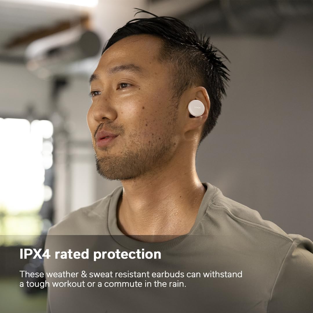 Denon PerL True Wireless-Kopfhörer, personalisiertes Klangprofil mit Masimo Adaptive Acoustic Techno