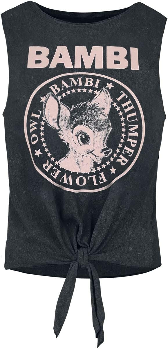 Bambi Frauen Top schwarz XL Schwarz, XL Schwarz