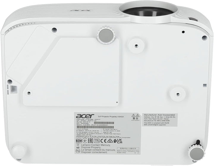 Acer P1357Wi DLP Beamer (WXGA (1.280 x 800 Pixel) 4.500 ANSI Lumen, 20.000:1 Kontrast, 3D, Keystone,