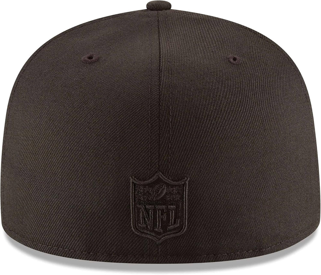 New Era Herren NFL Black on Black 59FIFTY Fitted Cap Tailliert 59 Schwarz, 59 Schwarz