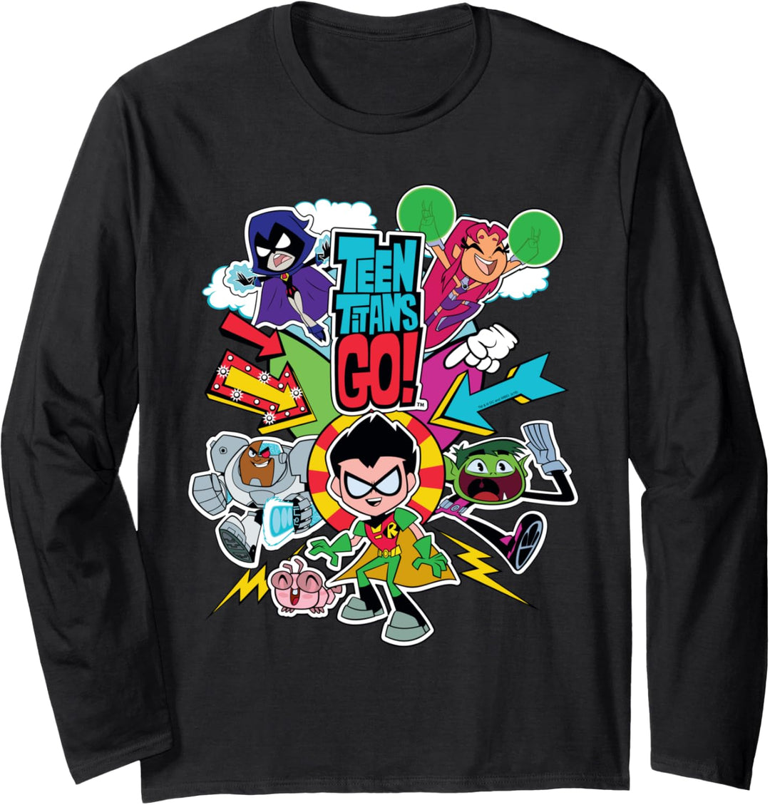 Teen Titans Go! Team Graphic Langarmshirt