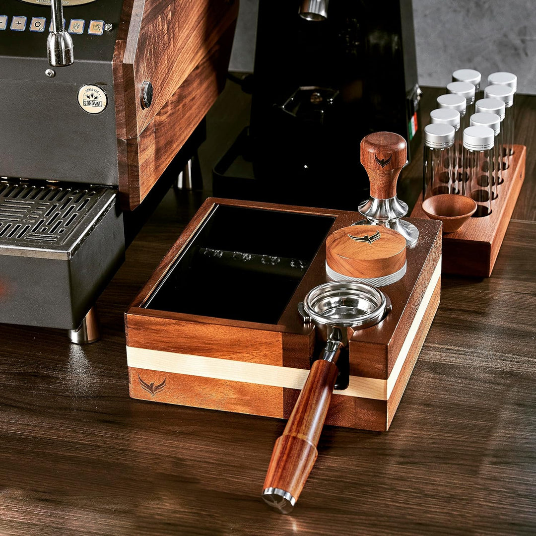 KNODOS Aufbewahrungsröhrchen für Kaffeebohnen, 10 Stück, versiegeltes Glas, Reagenzgläser mit Deckel