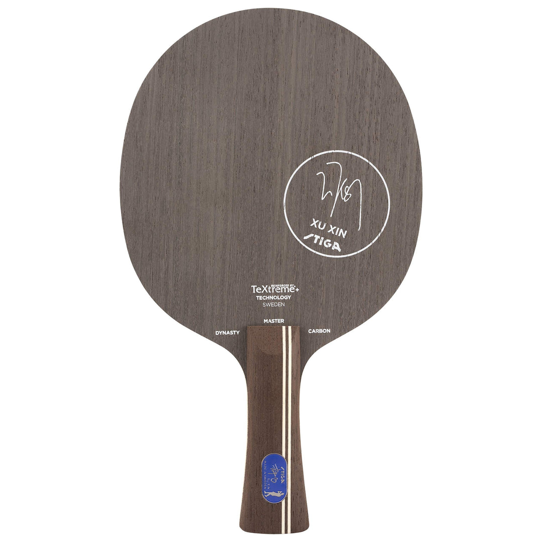 STIGA Unisex – Erwachsene Dynasty Carbon Xu Xin Edition Tishtennis Hölze Master Konkav Braun, Master