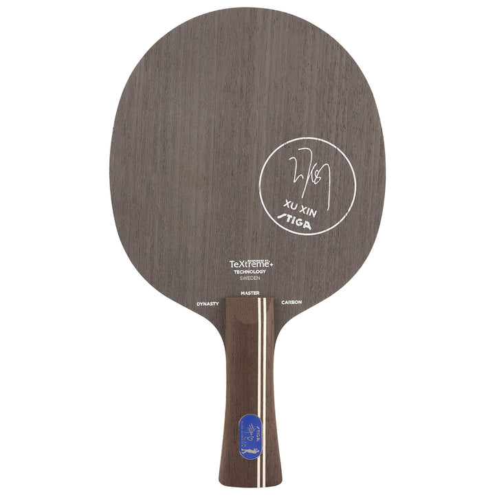 STIGA Unisex – Erwachsene Dynasty Carbon Xu Xin Edition Tishtennis Hölze Master Konkav Braun, Master