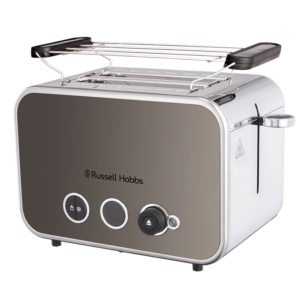 Russell Hobbs Toaster [für 2 Scheiben] Distinctions Edelstahl Titanium (extra breite Toastschlitze,i