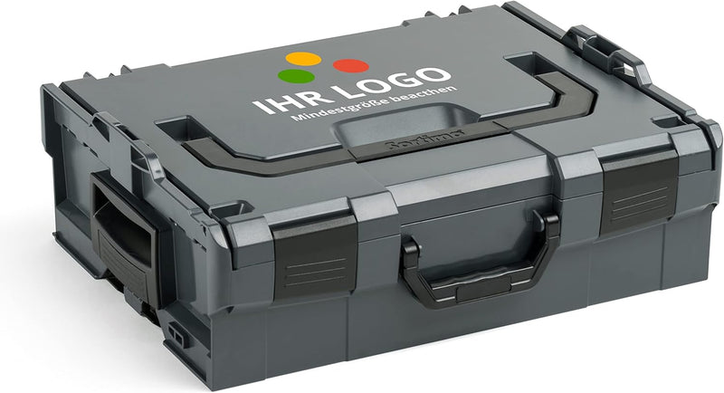 Bosch Sortimo L BOXX 136 anthrazit personalisierbar mit Ihrem Logo | Grösse 2 | Professioneller Werk