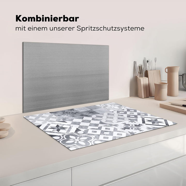 KitchenYeah© Herdabdeckplatte Einteilig 75x52 cm Küche Ceranfeld Abdeckplatte Cerankochfeld Abdeckun