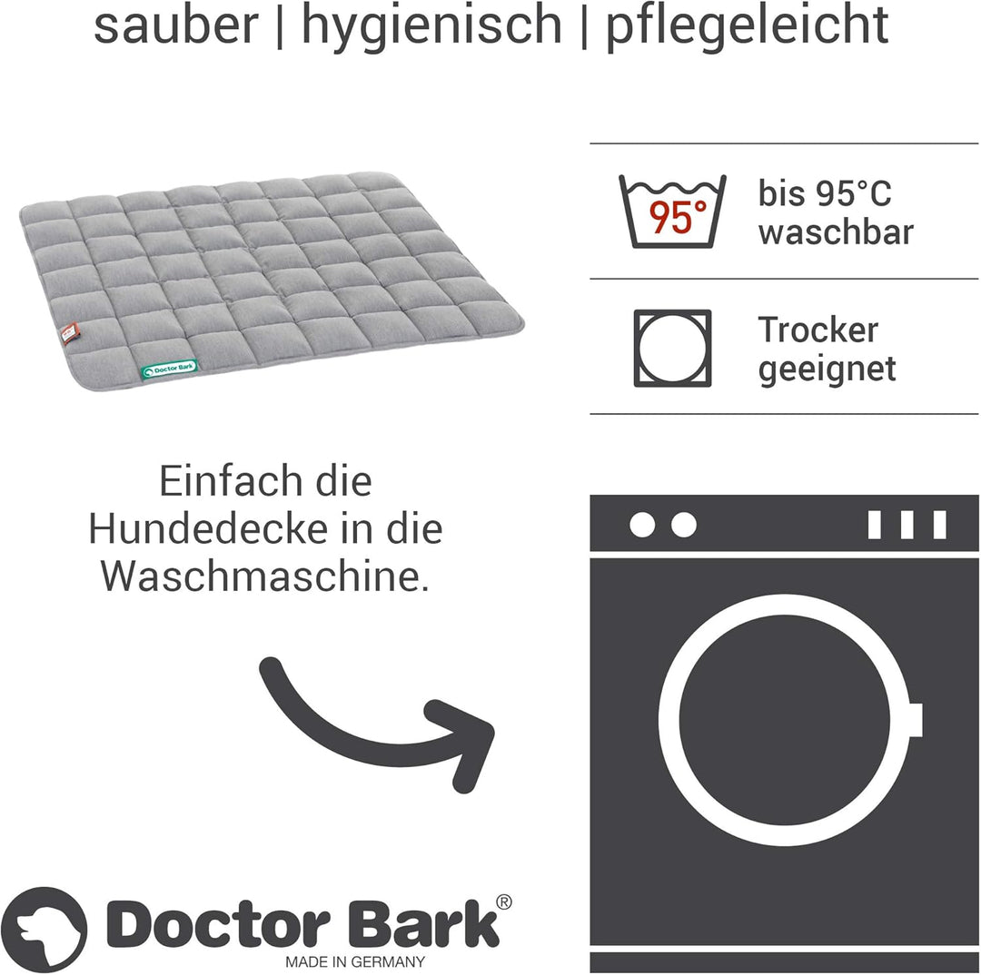 Doctor Bark Hundedecke - weiche, hochwertige Hundematte für kleine Hunde/Welpen, robuste Indoor - Ou