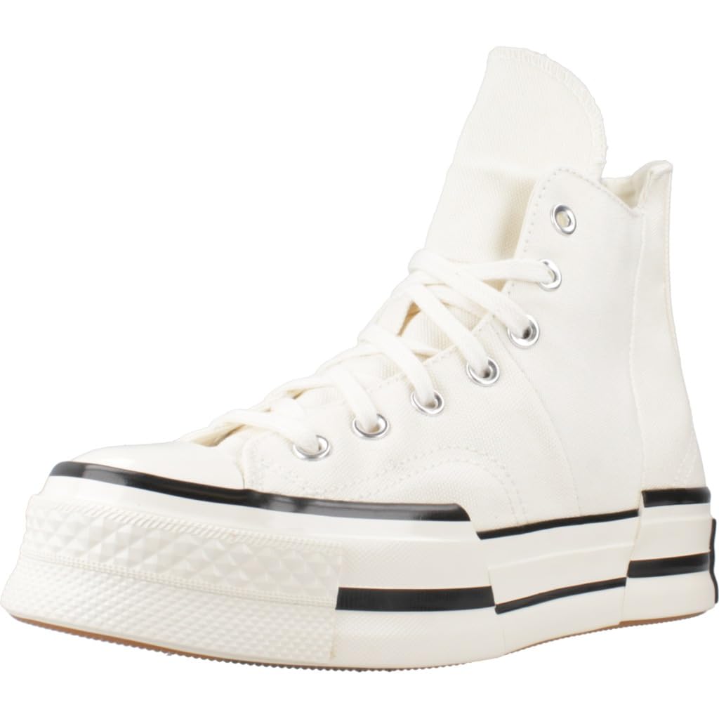 Converse Damen Chuck 70 High Embroidered Lips 38 EU Cremefarben, 38 EU Cremefarben