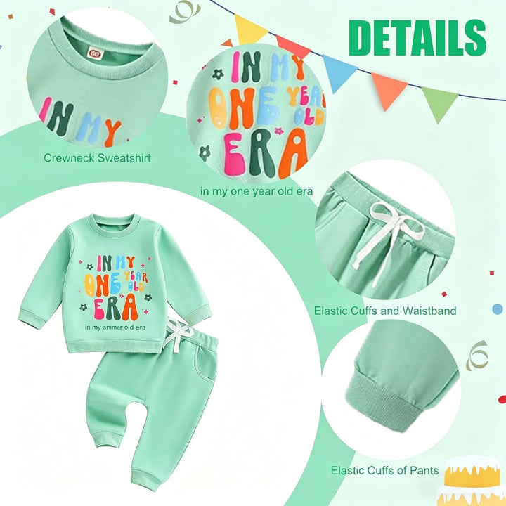 Baby Mädchen 1. Geburtstag Kleidung Babykleidung Outfit Set 1 Jahr Mädchen Geschenke zum 1 Geburtsta