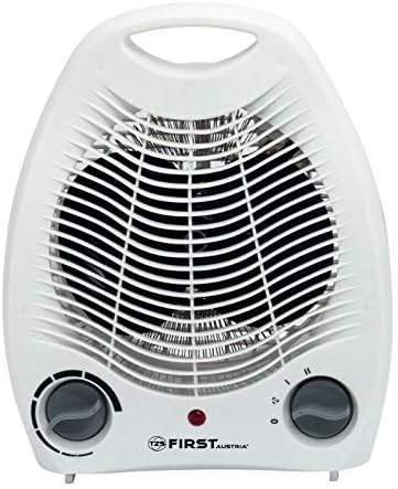 TZS First Austria Heizlüfter, 1000/2000W, 2 Heizstufen, Thermostat, Überhitzungsschutz, separater Lü