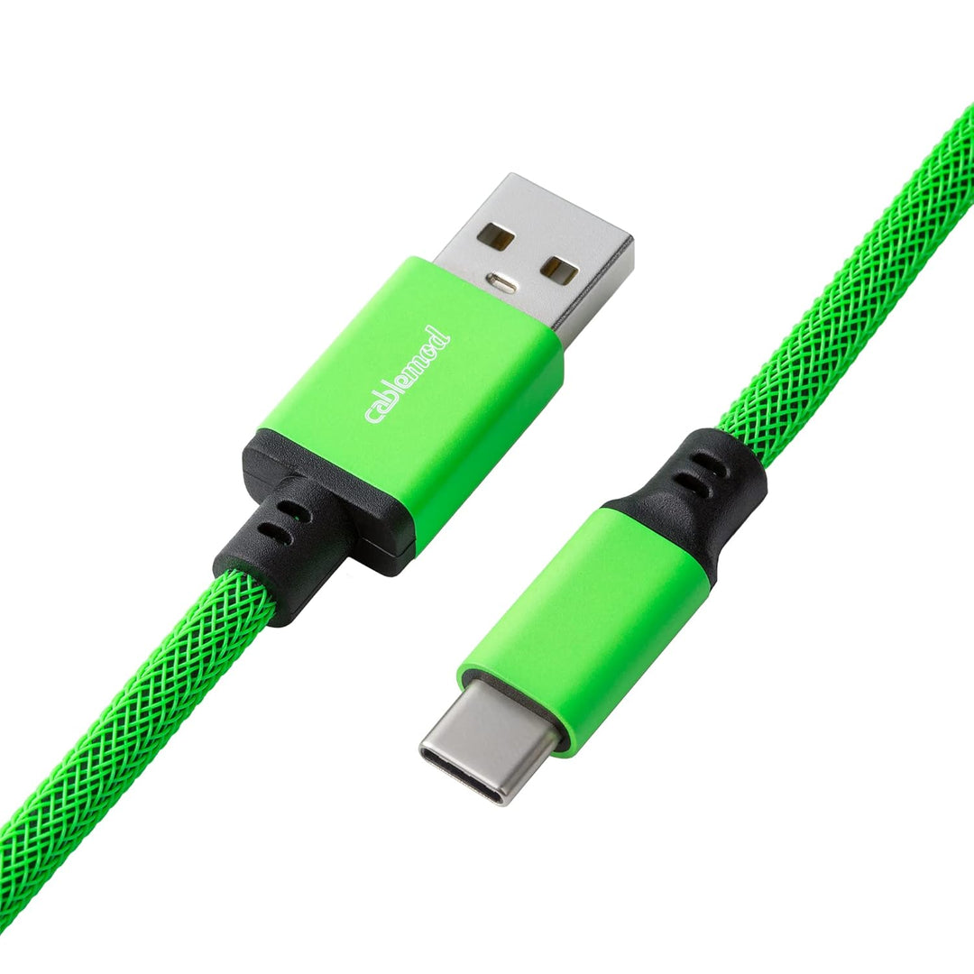 CableMod Pro Coiled Keyboard Cable - Spiralkabel für Tastatur USB C auf USB Typ A - Gaming Tastaturk