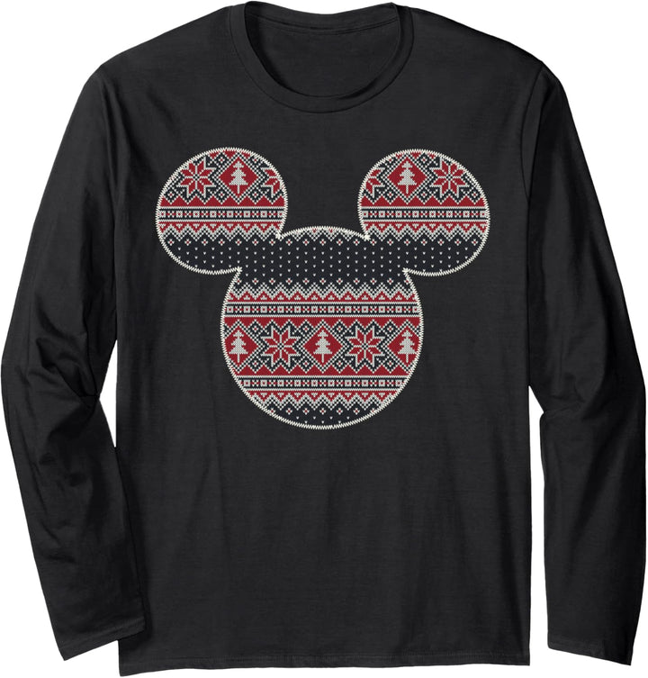 Disney Mickey And Friends Weihnachten Sweater Ear Fill Langarmshirt